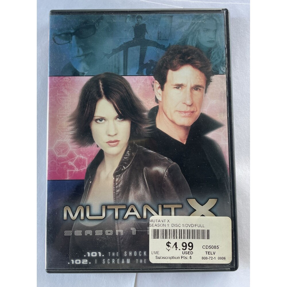 Dvd - Mutant X - Season 1: Vol. 1 (2003) Episodes 101 & 102